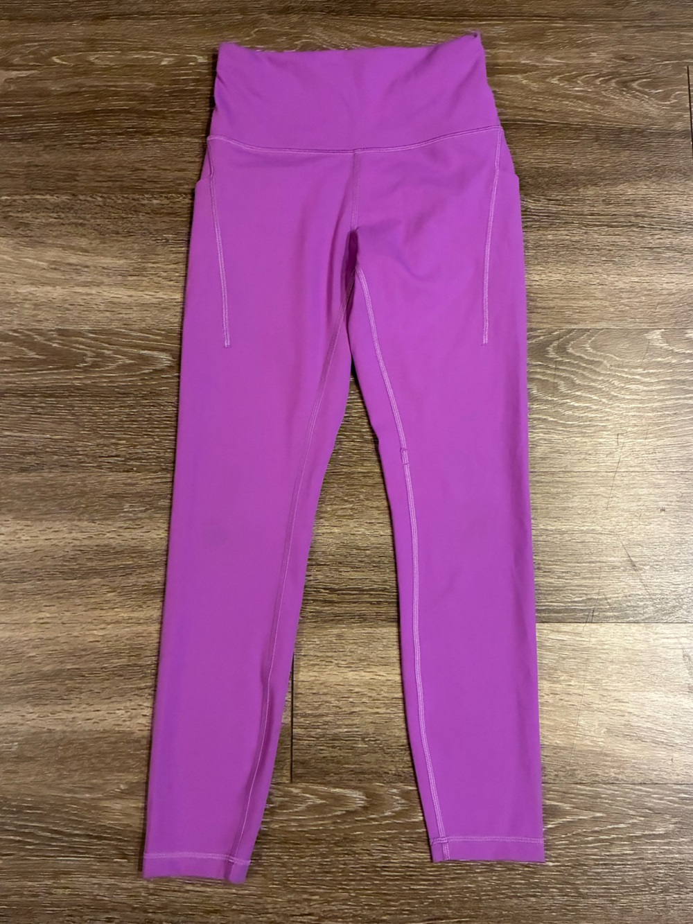 Lululemon Wunder Train High-Rise Tight with Pockets 25" in Moonlit Magenta Sz 6 - Picture 5 of 9